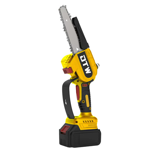Dewei 6-inch electric saw household small hand-held firewood rechargeable lithium-ion logging saw hand saw electric chain saw outdoor