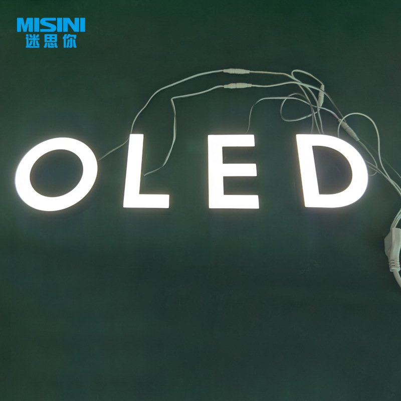工厂三星SAMSUNG OLED NeoQLED发光字批量生产ABS注塑LED发光字