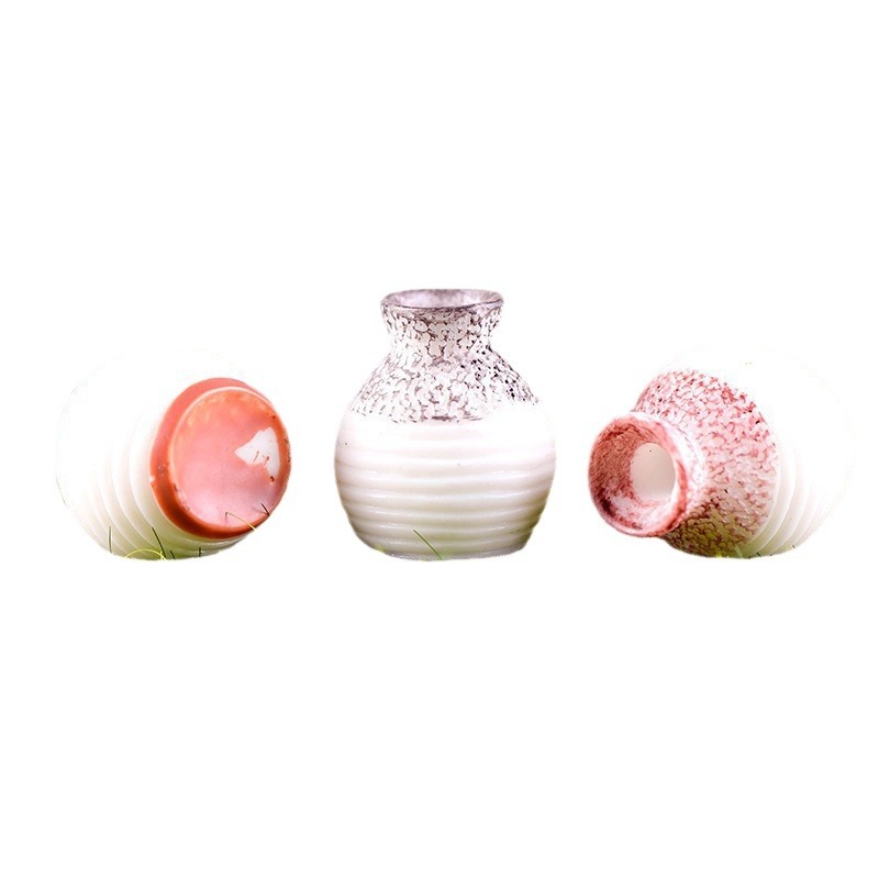 微景观细口创意陶瓷小花瓶DIY手工装饰品配件房间客厅微缩小摆件 5