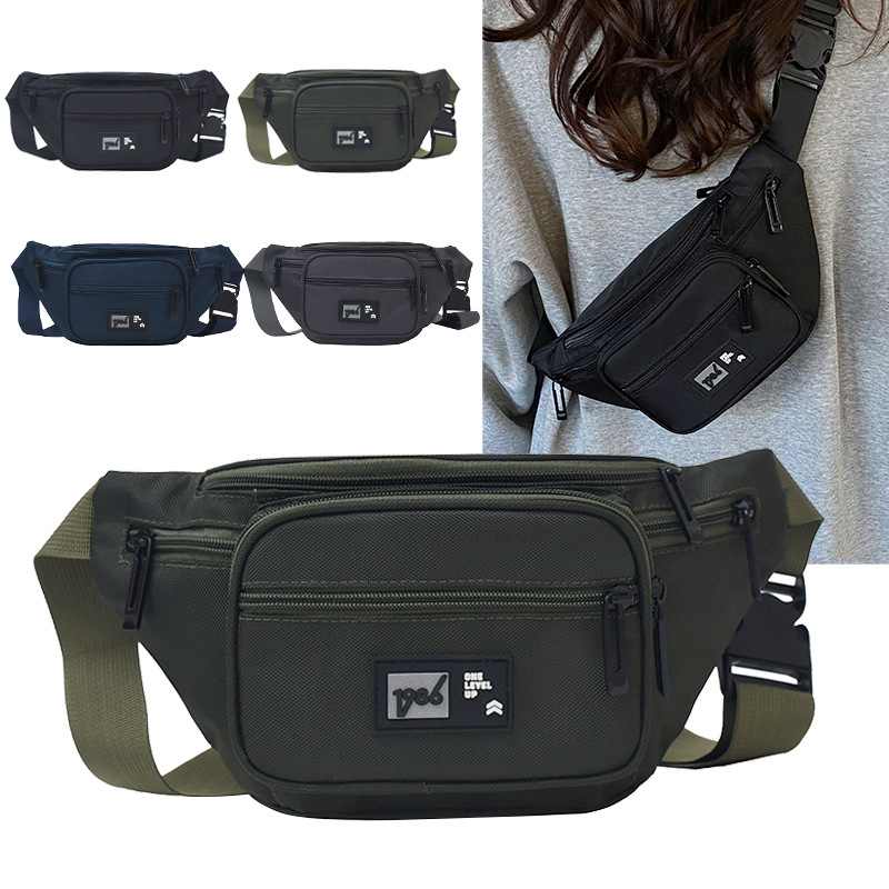 Multifunctional, Durable, Large-Capacity Oxford Cloth Waterproof Waist Bag, Sports Cycling Lightweight Crossbody Bag, Versatile Storage Bag