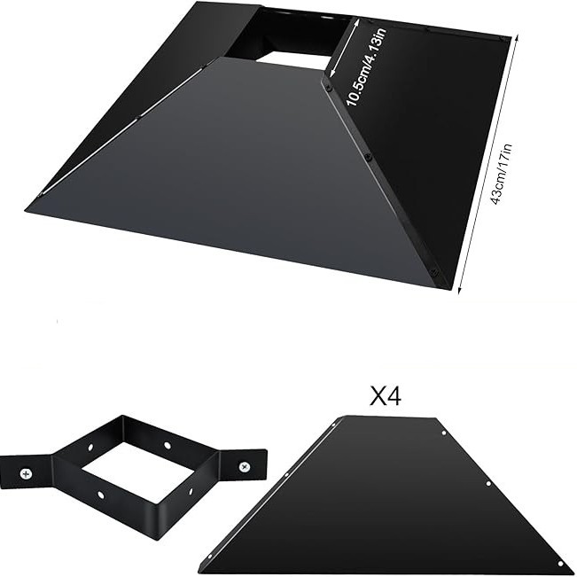 다람쥐 방지 배플(4개 팩)