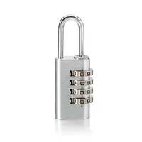 Small 4-digit aluminum alloy luggage suitcase tool box anti-rust combination lock padlock head