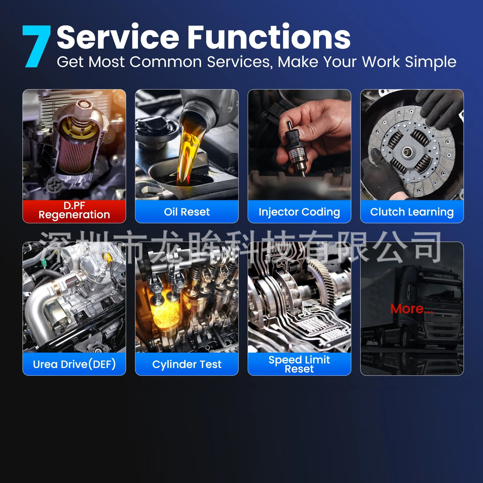 Cross-border LAUNCH CRP129HD All System Heavy Duty Truck Diagnostic Scanner