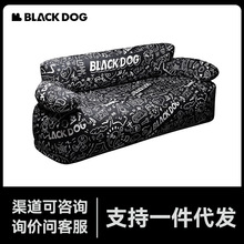 Blackdog黑狗户外充气沙发休闲折叠便携式懒人家用沙发组合套装