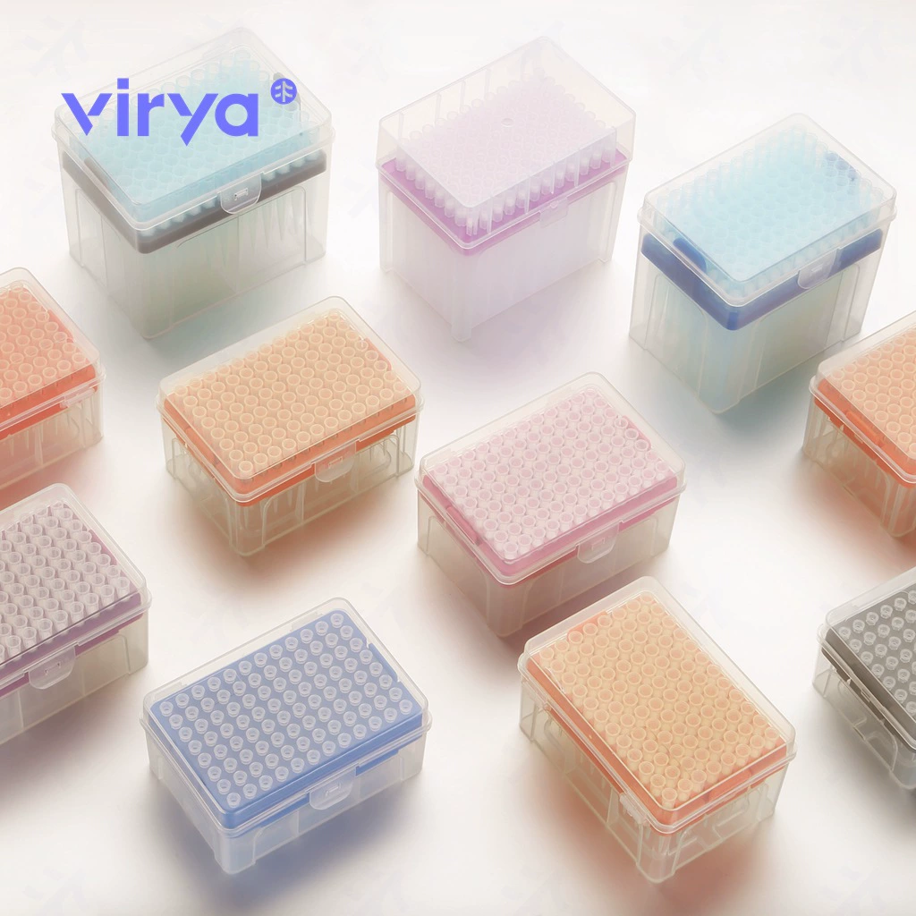 Virya 10μL удлинительная насадка с низкой адсорбционной коробкой стерилизация фильтрующего элемента всасывания PP 3211638