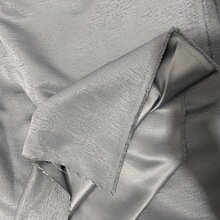 窗帘肌理纹麻面料遮光窗帘涤纶布艺客厅卧室纯色威丝棉3.2米门幅