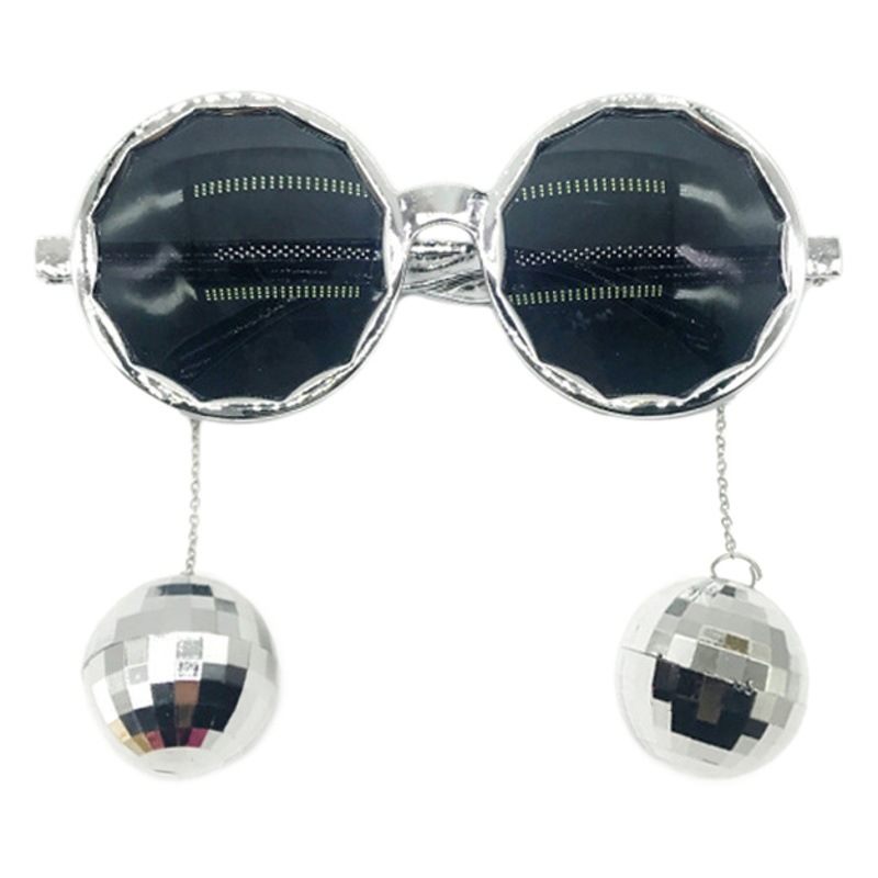 Gafas de sol con colgante de bola DISCO retro, para fiestas y disfraces de moda, venta directa de fábrica para comercio exterior transfronterizo. image 1