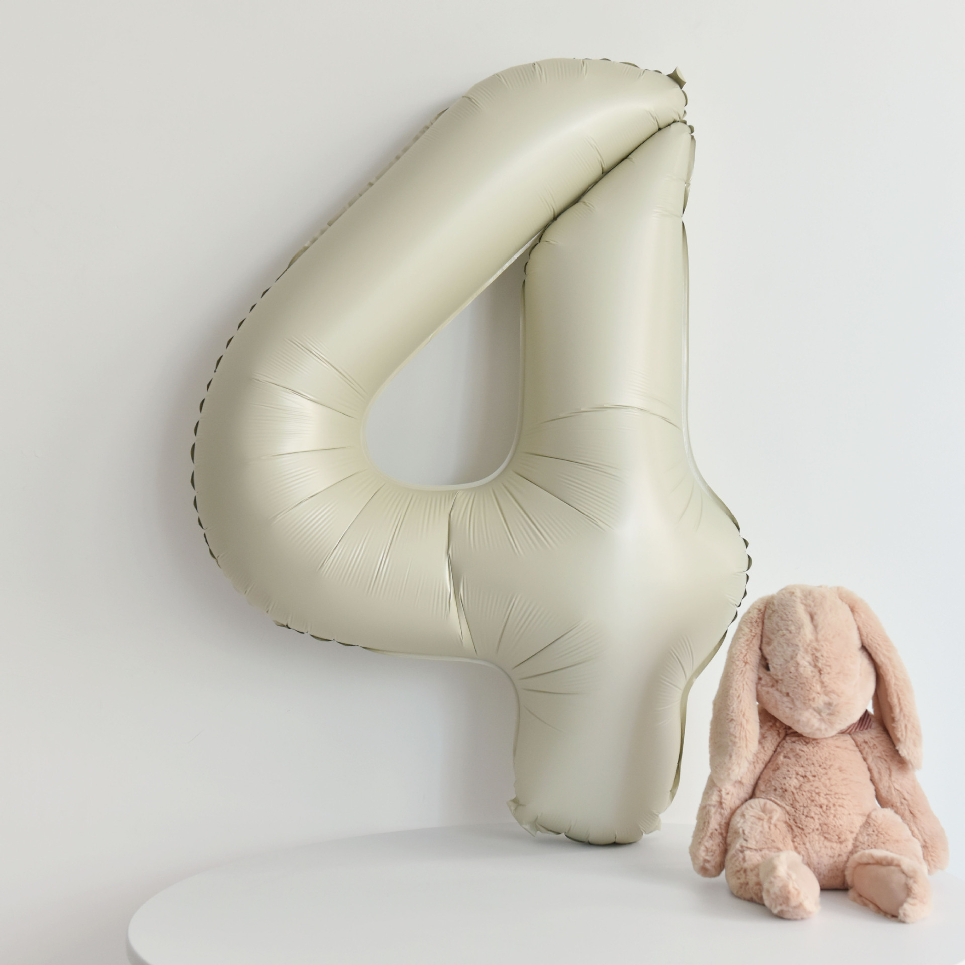 Ins globos digitales de color crema decoración de cumpleaños de bebé escena fiesta ambiente de cumpleaños accesorios de fotografía decoración