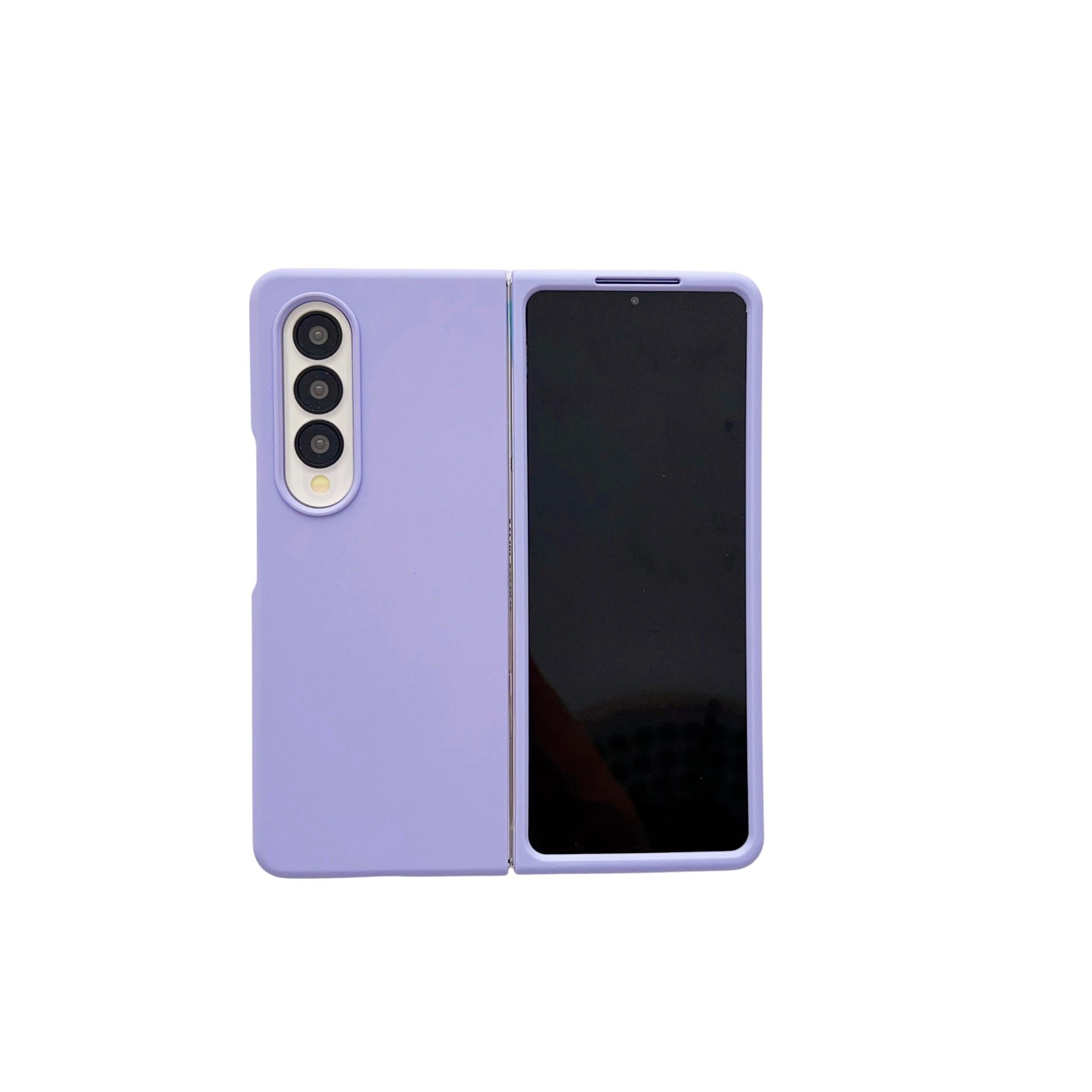 Geeignet für Samsung ZFOLD4 echtes Flüssigsilikon ZFOLD2/3 innere Samt-Klappbildschirm Anti-Drop-Telefonhülle_voghion.com