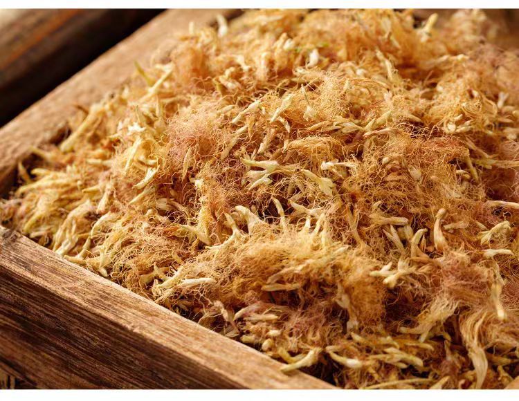 He Huan Hua (Albizia julibrissin) — Dried Silk Tree Flower for Calming Herbal Tea preparation