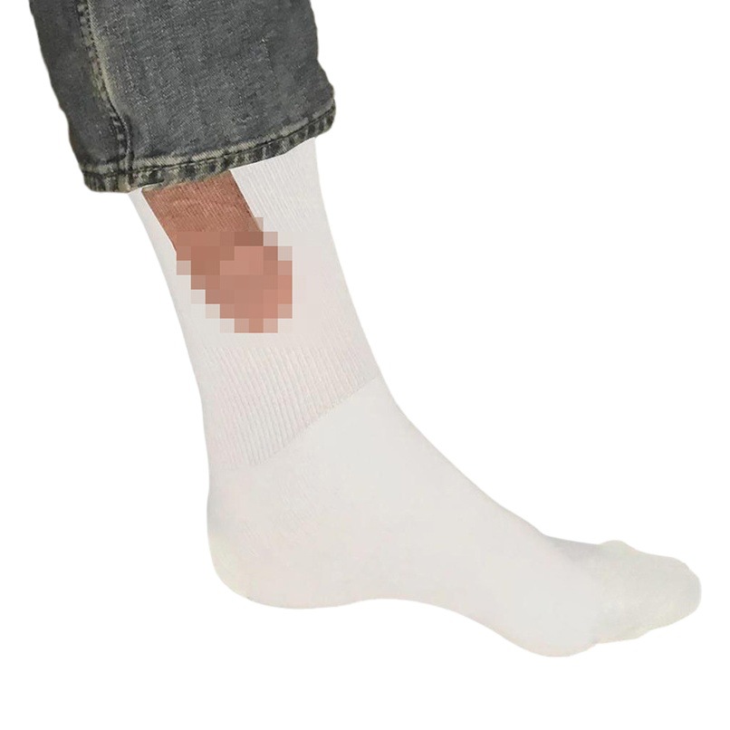 Cross-border mostrar divertidos calcetines coloridos creativos Dingding malvado diversión casual calcetines de media pantorrilla