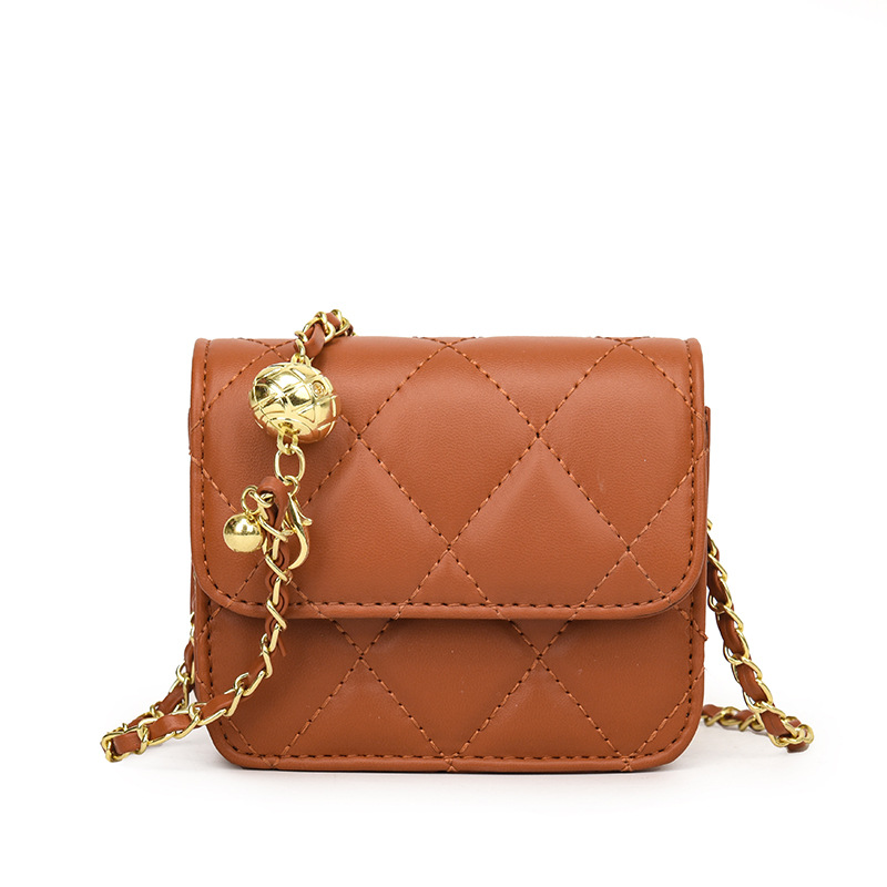 Bolso de los niños de moda del todo-fósforo de la muchacha de la cadena de moda crossbody princesa bolsa Chanel estilo de la cadena auricular monedero bolsa