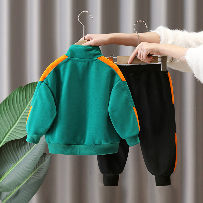 7652 Traje de niño Primavera y otoño 2025 Nuevo estilo de primavera para niños Deportes Hermoso traje de dos piezas Ropa de bebé Casual