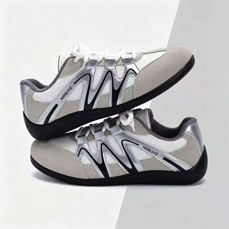 Men's Sports Shoes, New Summer Model, German Training Shoes, Mesh Stitching, Breathable, Height-Increasing Racing Shoes, Same Style for Men and Women
