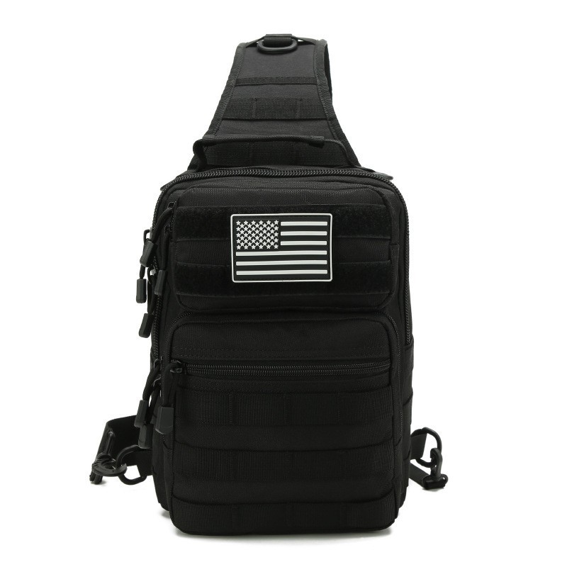 Amazon Mountaineering Ride Backpack Camouflage Outdoor Sports Small Chest Bag Single Shoulder Crossbody Outdoor Large Tactical Chest Bag