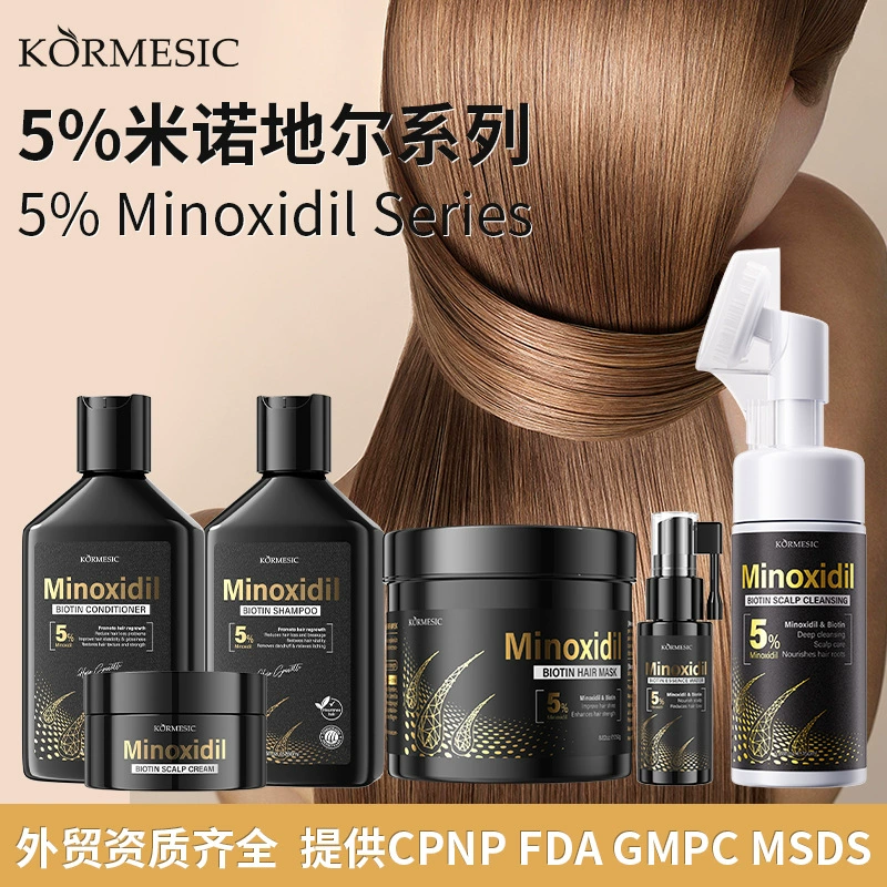 Шампунь-кондиционер для волос с 5% миноксидилом и диллом для трансграничной торговли, оптовая продажа от производителя