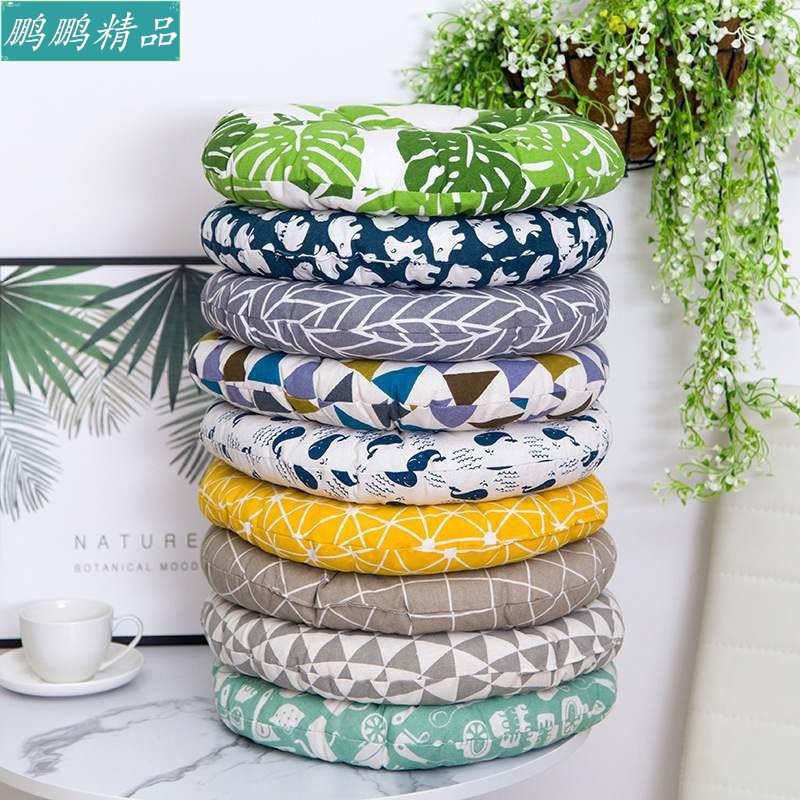 thicken chair cushion cotton and linen office four椅垫混纺|ms
