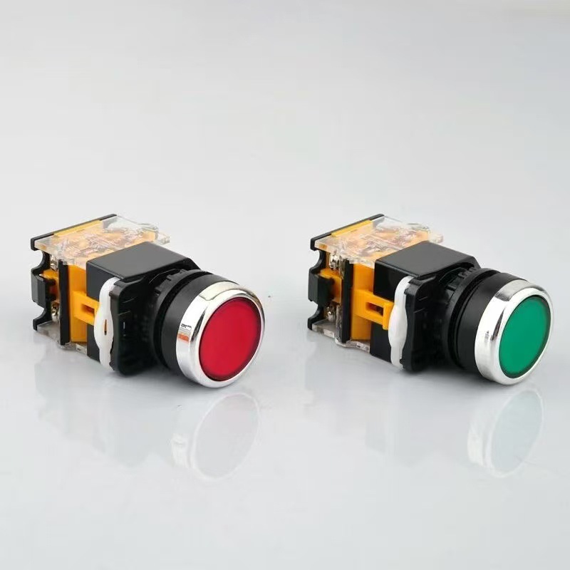 LA38-11BN开启式启停复合按钮保护式开关