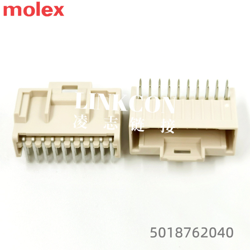5018762040 501876-2040 MOLEX PCB插座头 20P 现货出售 拍前咨询