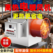 育雛畜牧養殖暖風機 大功率廠房電熱風爐 車間工業電加熱暖風機