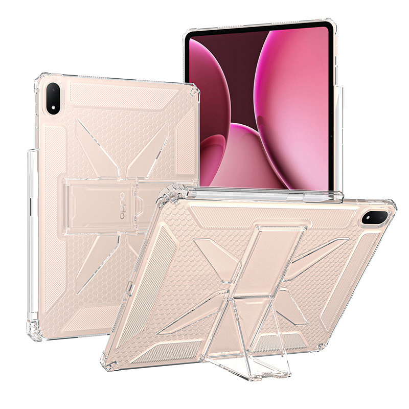 Suitable for Oppo Pad4 Pro Protective Case Se 11 12.1 13.2 with Stand Pen Slot Anti-Fall Transparent Case