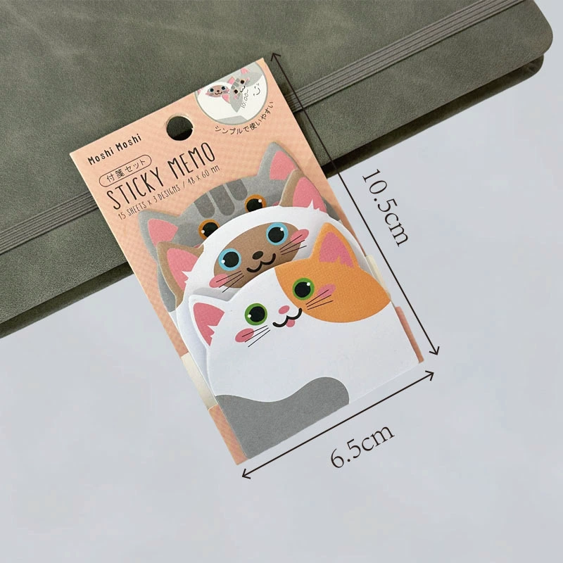 Cute sticker, cartoon high quality note for elementary school students, cute animals