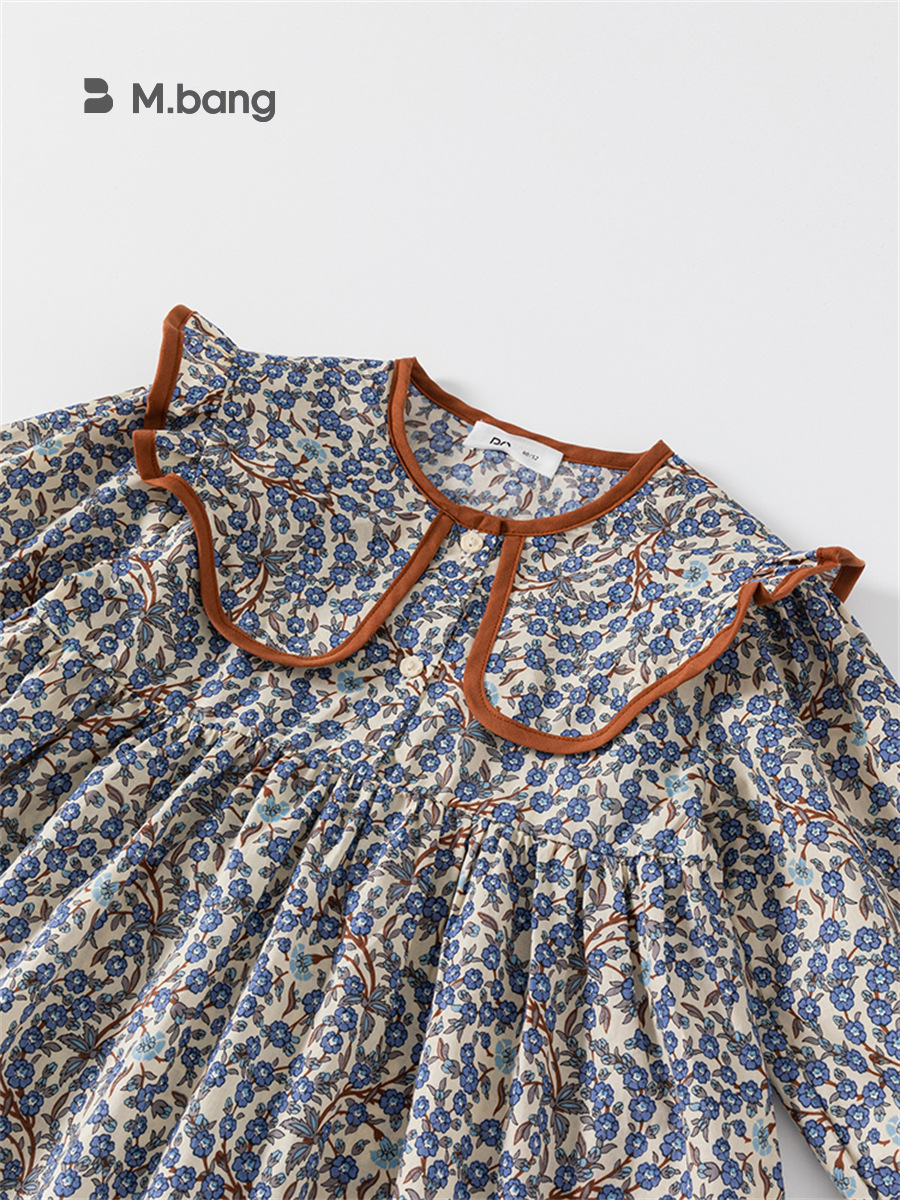 Ropa Infantil Youbao, Vestido de Princesa para Niñas de Primavera y Otoño, Vestido Floral para Niñas, Vestido Elegante para Niñas Pequeñas, Ropa para Bebés image 6