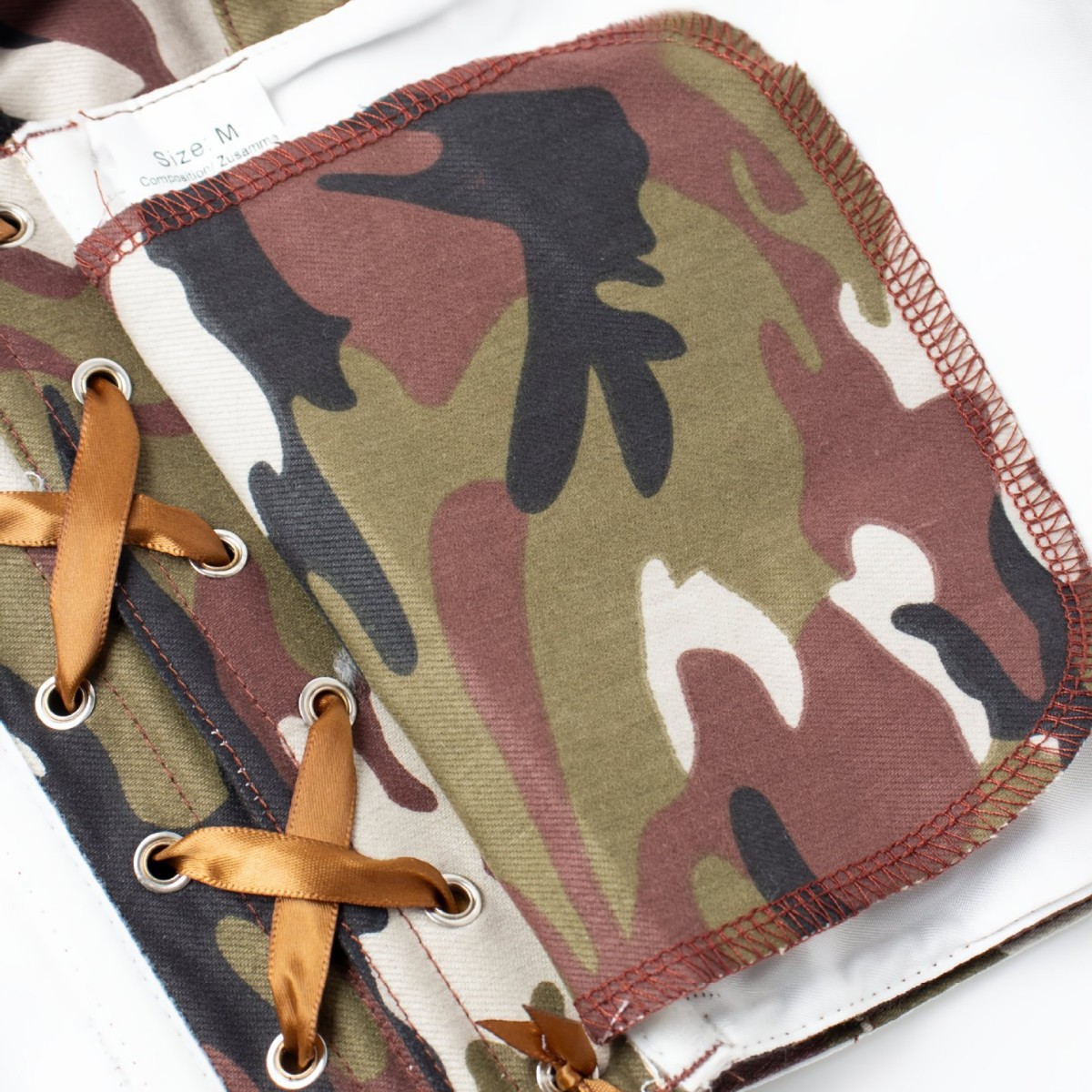 Camuflamiento correa de hombro ajustable damas pechos recolectados correa de cuerpo chaleco correa de cuerpo