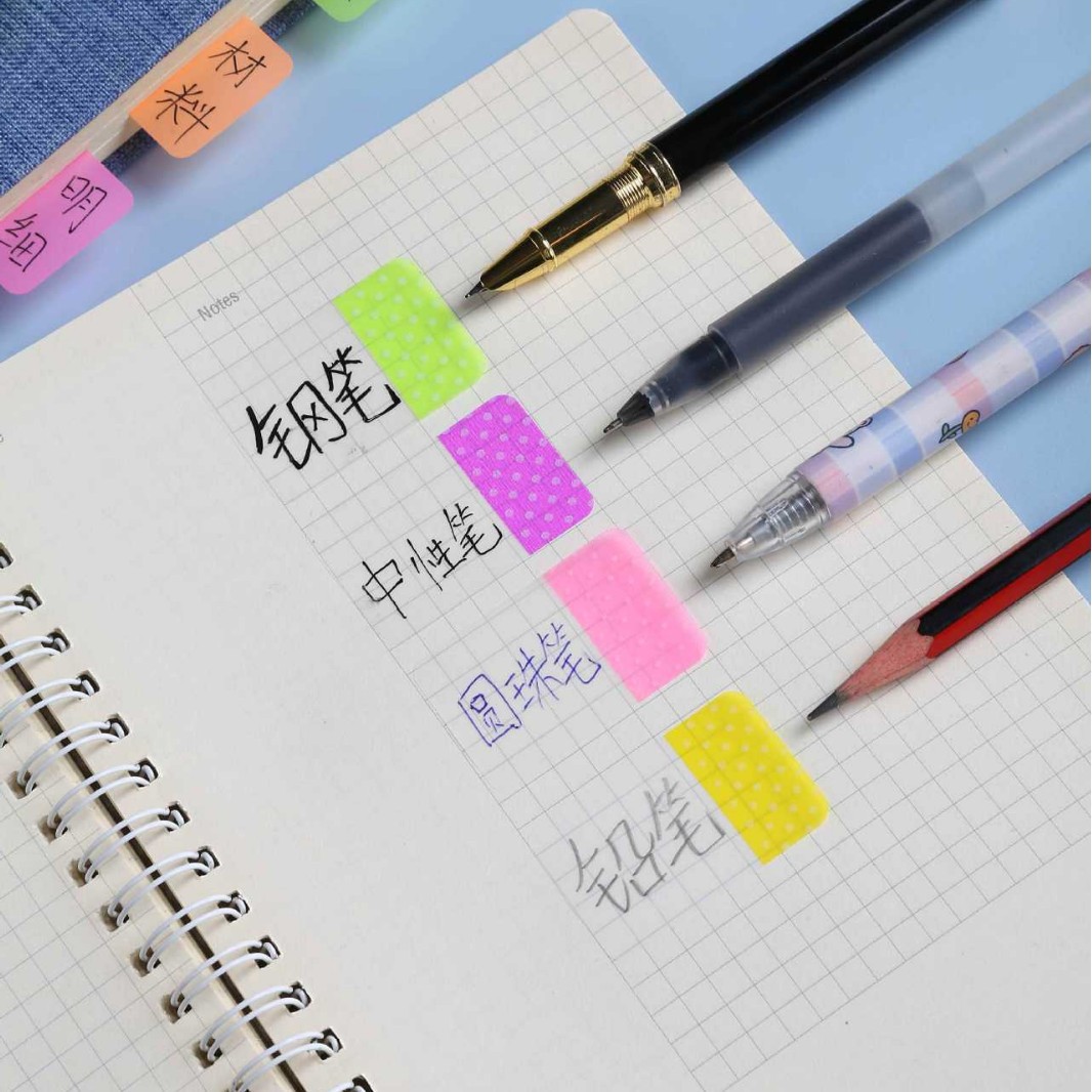 Amazon explotador transfronterizo absorción de agua bocetos secos rápidos de doble cara puede escribir notas de etiqueta de instrucción de papelería