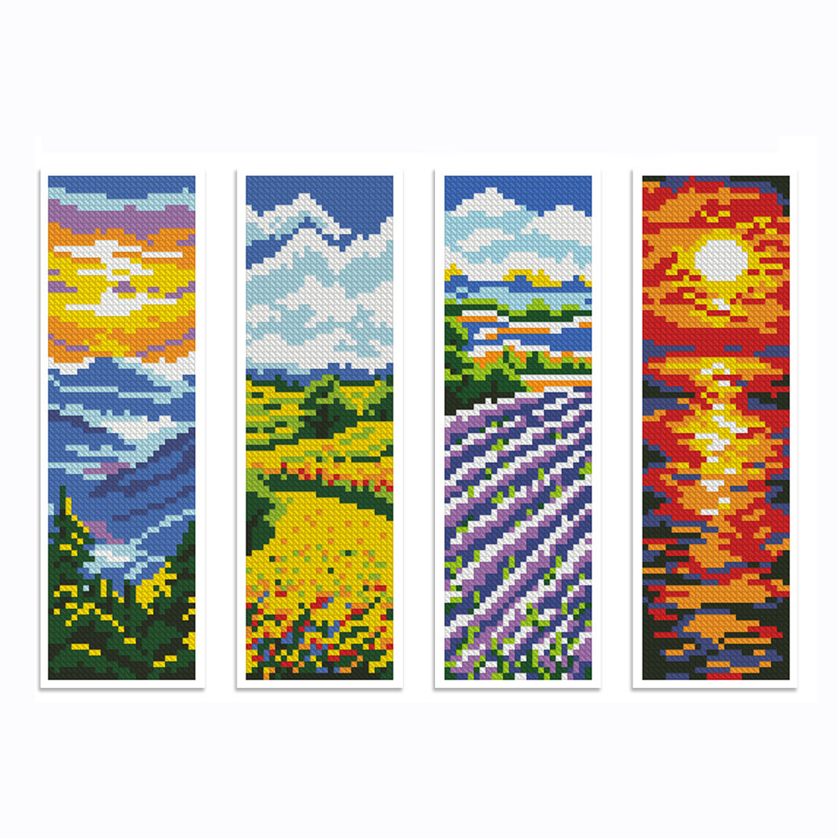 Mona Lisa Royal Cross Stitch Four Seasons Picture Roll Marcador Sense avanzado Bordado de hilo hecho a mano Regalos prácticos
