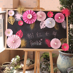 A947學校幼兒園教室環境布置小學裝飾小雛菊立體花商鋪黑板報櫥窗