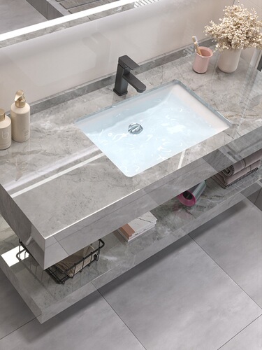 Simple bathroom cabinet combination glossy slate ceramic basin bathroom washbasin washbasin bathroom set