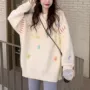 外穿别致套头宽松毛衣
