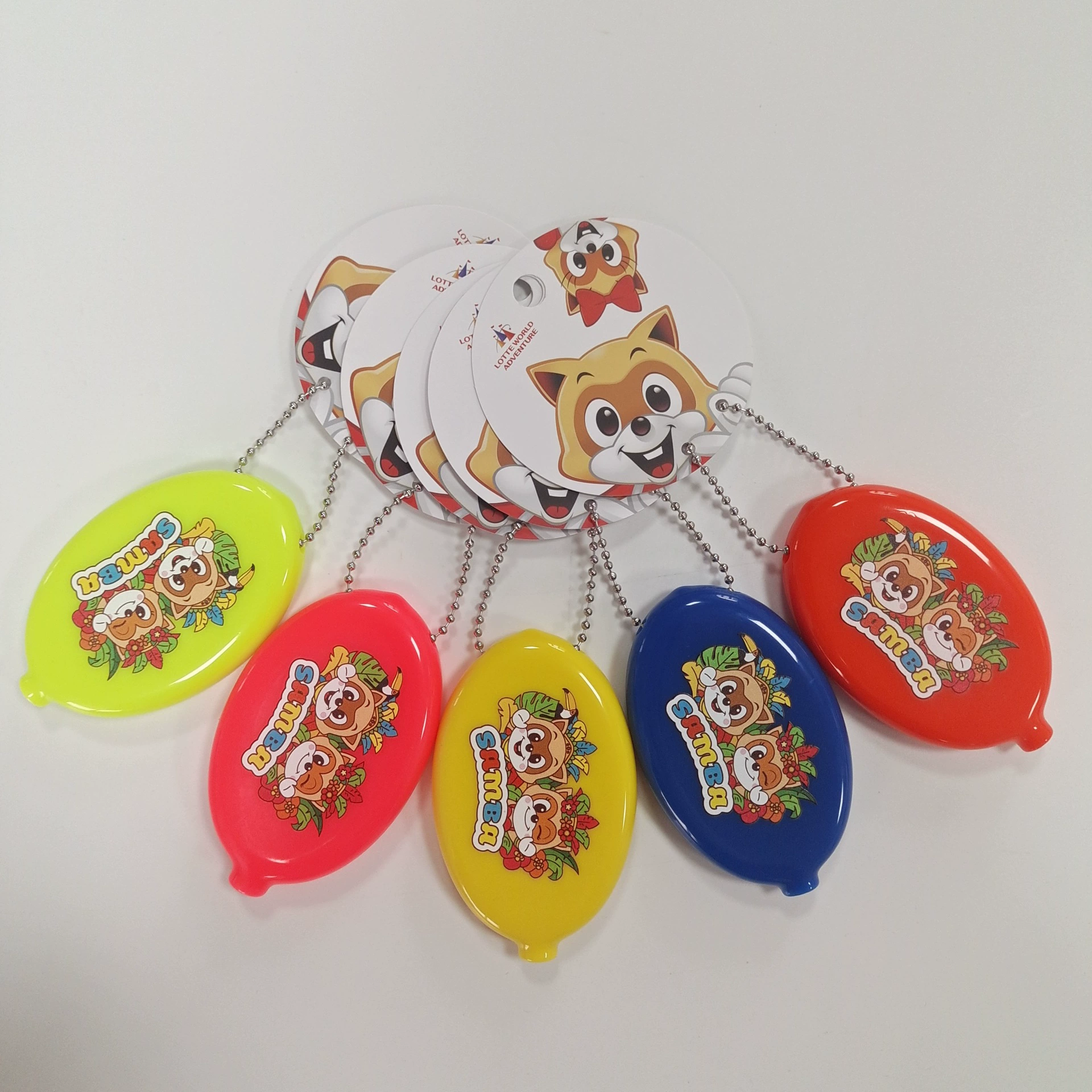 Кошелек для мелочи из мягкой ПВХ-резины, популярный, сжимаемый, с пластиковым покрытием, профессиональный дизайн и печать логотипа на кошельке для мелочи