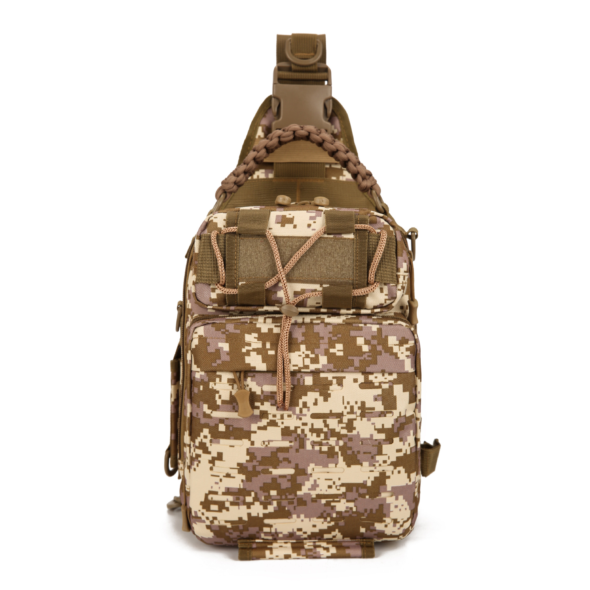Bolso de Pecho Táctico para Hombre de Tela Oxford, Impermeable y Transpirable para Deportes al Aire Libre
