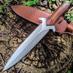 The meat knife self-defense outdoor survival knife sharp high hardness field survival tactics portable straight knife chef knife