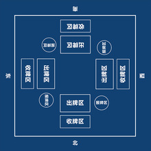 掼蛋专用硅藻泥橡胶桌垫防水防滑耐脏耐磨德州扑克桌垫棋牌室