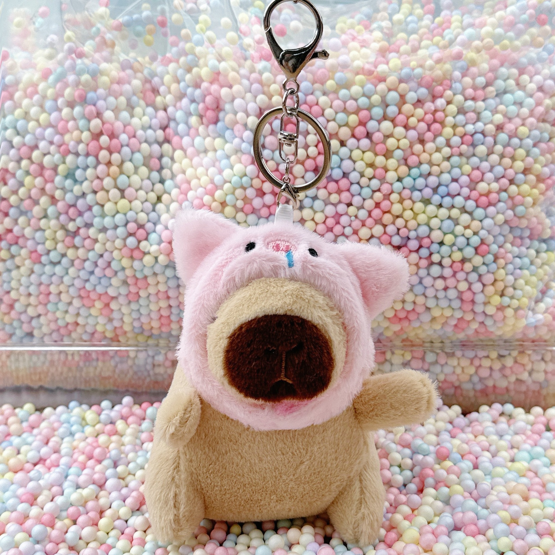 돼지 모자 라이트 브라운 카피발라 + 실버 버클