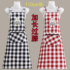 キッチン家庭料理用の長いエプロン、通気性のある防汚つなぎ服、仕事用の耐摩耗性作業服、大人用の新しいエプロン