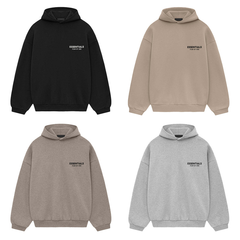 24Fw 25Ssfog Heavy Velvet Sweatshirt Essentials Trendy Brand Hoodie Hoodie Cross-Border Hooded Sweatshirt