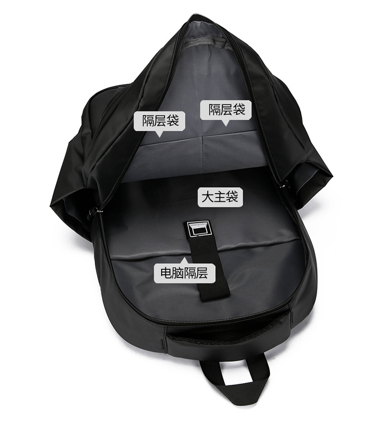 Cross-border wholesale commuting computer bags, large-capacity simple schoolbags for junior and senior high school students, foreign trade backpacks for men, Korean version business undefined