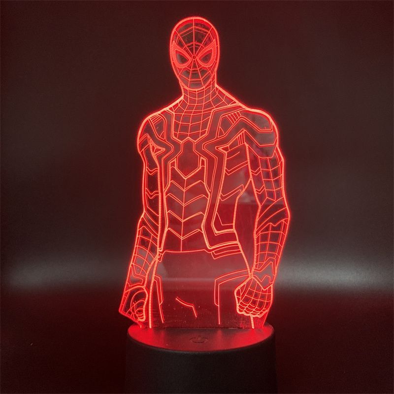 usb night light marvel spiderman ins style new room automatic movie peripheral hand three-dimensional luminous ornaments usb night light marvel spiderman ins style new room automatic movie peripheral hand three-dimensional luminous ornaments