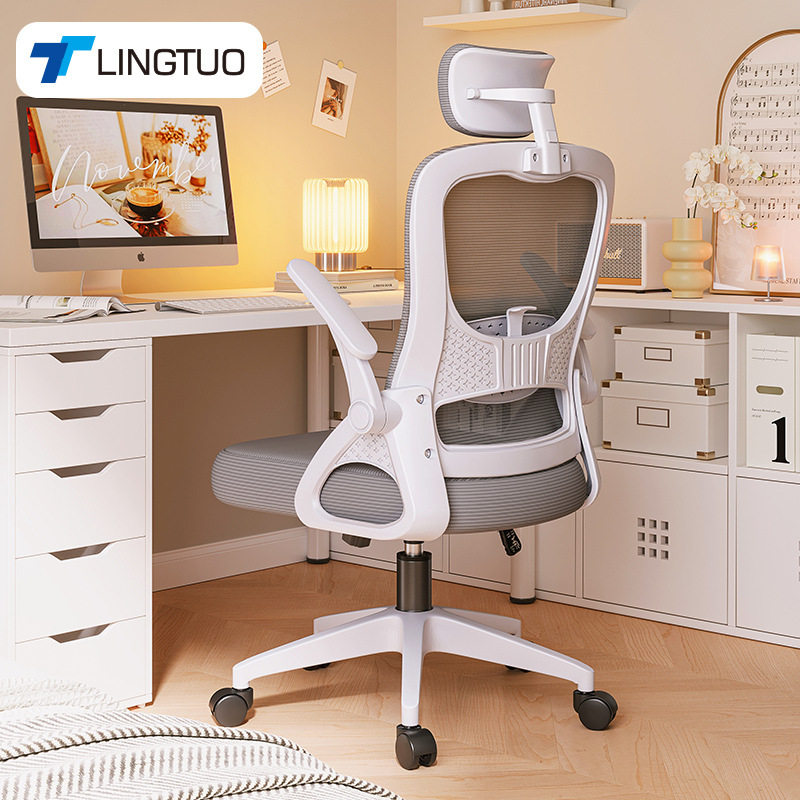 Computer Chair, Office Seat, Ergonomic Chair for Long Periods of Sitting, Office Chair, Home Study Chair, Staff Light Luxury
