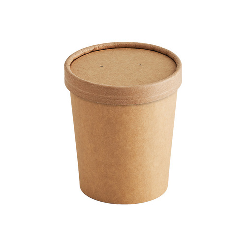 Wholesale fried yogurt paper cups disposable takeout soup cups rice cups snail noodle sour and spicy noodle soup buckets round packing rice buckets