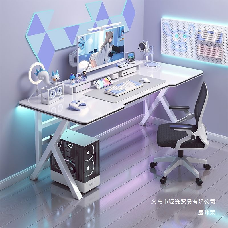 Computer Desktop Table, Home E-Sports Table, Rental Bedroom Table, Simple Modern Office Desk, Student Writing Desk, Desk