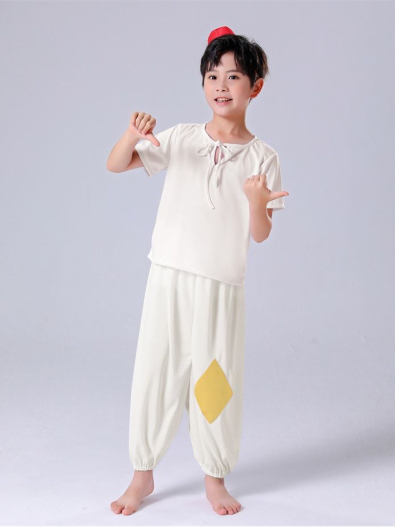 Children's Arabian Boys Aladdin Prince Role Play Stage Outfit Performance Costume Cosplay_ecoleips.com
