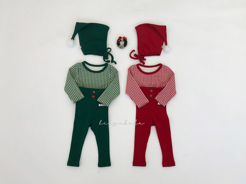Christmas autumn and winter baby suit pullover cartoon cartoon boys and girls home clothes long-sleeved trousers suit