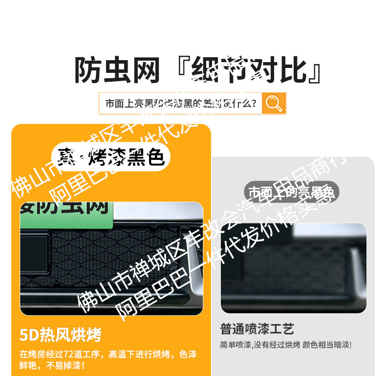 Suitable for Lynk & Co 07GT, integrated welded car anti-insect net, front grille special modification decorative strip accessories