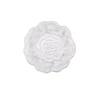 Gold edge rose plate