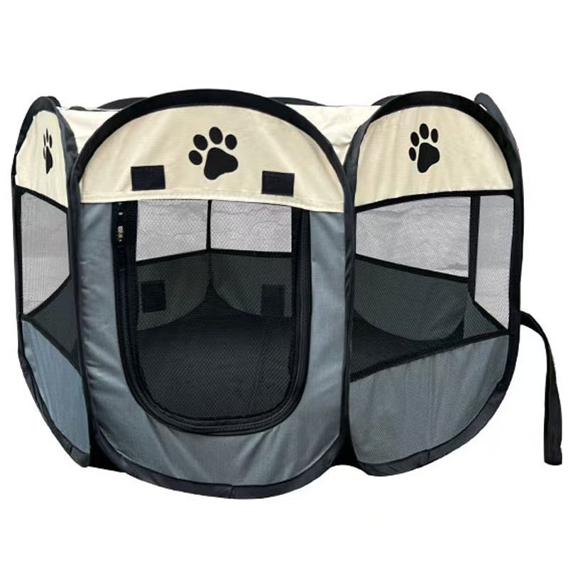 Манеж-палатка для кошек кофейный 91x91x58